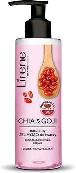 Фото Lirene гель для умывания Superfood For Skin с экстрактом семян чиа и ягод годжи 190 мл