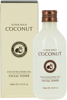 Фото Esfolio тонер Super-Rich Coconut Facial Toner питательный с кокосовым маслом 200 мл