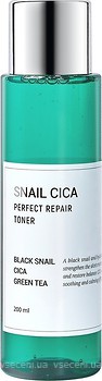 Фото Esthetic House тонер Snail Cica Perfect Repair Toner восстанавливающий с муцином улитки и центеллой 200 мл