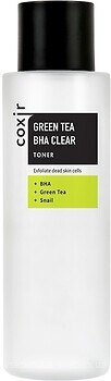 Фото Coxir тонер Green Tea BHA Clear Toner 150 мл