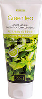 Фото Jigott пенка Natural Green Tea Foam Cleansing очищающая с экстрактом зеленого чая 180 мл