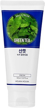 Фото Holika Holika пенка Daily Fresh Green Tea Cleansing Foam с экстрактом зеленого чая 150 мл