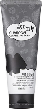 Фото Esfolio пенка для умывания Pure Skin Charcoal Cleansing Foam с древесным углем 150 мл