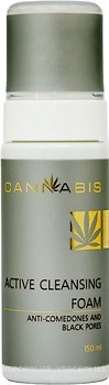 Фото Cannabis пенка для умывания Active Cleansing Foam Anti-Comedones And Black Pores 150 мл