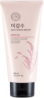 Фото The Face Shop пенка для умывания Rice Water Bright Rice Bran Cleansing Foam с рисовой водой и отрубями 300 мл