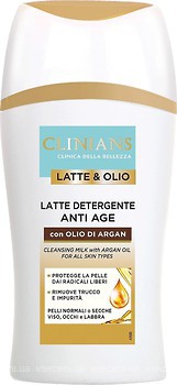 Фото Clinians очищающее антивозрастное молочко Argan Latte & Olio с аргановым маслом 200 мл
