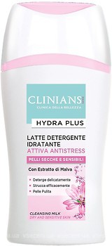 Фото Clinians молочко очищающее Hydra Plus Attiva Antistress 200 мл