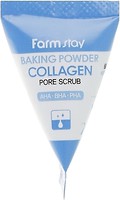Фото FarmStay скраб для лица Baking Powder Collagen Pore Scrub 7 г