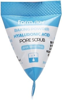Фото FarmStay скраб для лица Baking Powder Hyaluronic Acid Pore Scrub 7 г