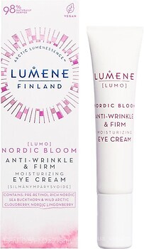 Фото Lumene крем для век против возрастных изменений Nordic Bloom Anti-Wrinkle & Firm Moisturizing Eye Cream 15 мл