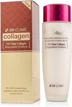 Фото 3W Clinic восстанавливающая эмульсия для кожи вокруг глаз Collagen Regeneration Emulsion 150 мл
