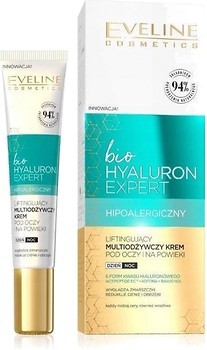 Фото Eveline Cosmetics крем для кожи вокруг глаз Bio Hyaluron Expert 20 мл