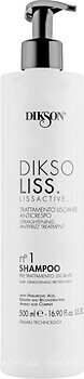 Фото Dikson Diksoliss Lissactive Straightening Pre-Treatment №1 с гиалуроновой кислотой и кератином 500 мл