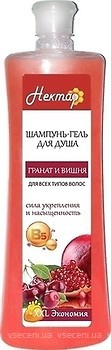 Фото Aqua Cosmetics Нектар Гранат и вишня для всех типов волос 1 л