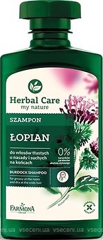Фото Farmona Herbal Care Lopian лопух для жирных у корней и сухих на кончиках волос 330 мл