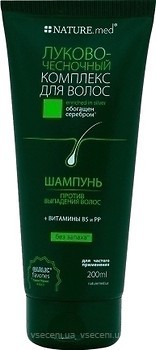 Фото NATURE.med Луково-чесночный комплекс против выпадения волос 200 мл