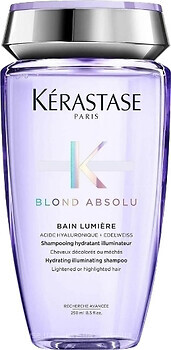 Фото Kerastase Blond Absolu Bain Lumiere для осветленных и мелированных волос 250 мл