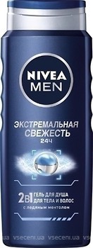 Фото Nivea For Men 2в1 Экстремальная свежесть 500 мл