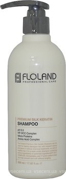 Фото Floland Premium Silk Keratin для поврежденных волос 530 мл