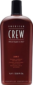Фото American Crew 3in1 Classic, Conditioner and Body Wash 1 л