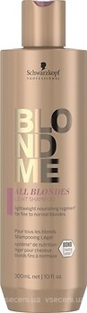 Фото Schwarzkopf Professional Blondme All Blondes Light для тонких волос 300 мл
