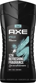 Фото AXE Apollo 12H Refreshing Fragrance 3в1 400 мл