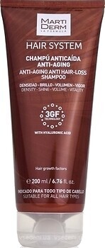 Фото MartiDerm Hair System Anti-Aging Anti-Hair Loss антивозрастной от выпадения волос 200 мл