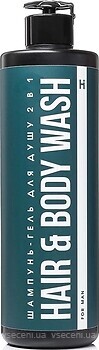Фото Hillary For Man Hair & Body Wash 2в1 500 мл