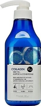 Фото FarmStay Collagen Water Full 2в1 увлажняющий 530 мл