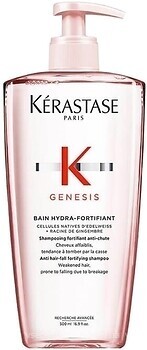 Фото Kerastase Genesis Bain Hydra-Fortifiant для укрепления волос склонных к выпадению 500 мл