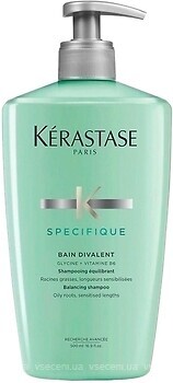 Фото Kerastase Specifique Bain Divalent для волос жирных у корней и чувствительных по длине 500 мл