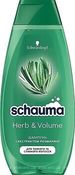 Фото Schauma Herb & Volume для тонких и слабых волос 400 мл