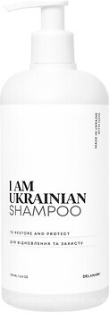 Фото DeLaMark I am Ukrainian для восстановления и защиты поврежденных волос 500 мл