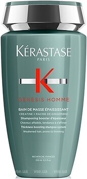 Фото Kerastase Genesis Homme Bain de Masse Epaississant для укрепления ослабленных тонких волос 250 мл