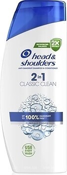 Фото Head & Shoulders 2 in 1 Classic Clean Основной уход против перхоти 625 мл