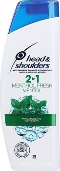 Фото Head & Shoulders Menthol Fresh 2in1 против перхоти 625 мл
