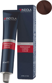 Фото Indola Permanent Caring Color 4.4 Средне-коричневый медный