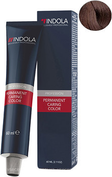 Фото Indola Permanent Caring Color 5.35 Светло-коричневый золотистый махагон