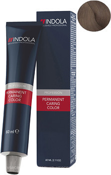 Фото Indola Permanent Caring Color 5.82 Светло-коричневый шоколадный жемчужный