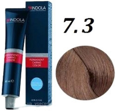 Фото Indola Permanent Caring Color 7.3 Средний блонд золотистый