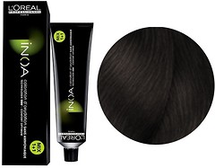 Фото L'Oreal Paris Professionnel Inoa 4.15 шатен пепельный красное дерево