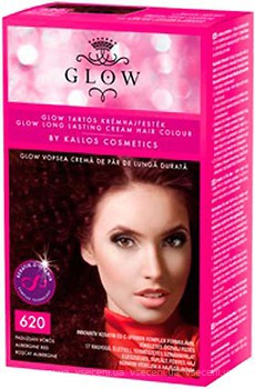 Фото Kallos Glow Long Lasting 620 Aubergine Red баклажановый красный