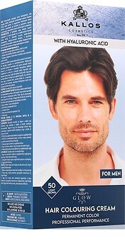 Фото Kallos Glow Long Lasting Man 50 Light Brown светло-коричневый