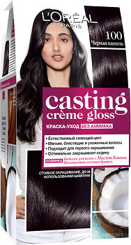 Фото L'Oreal Paris Casting Creme Gloss 100 черная ваниль