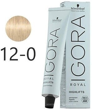 Фото Schwarzkopf Professional Igora Royal 12.0 Специальный блонд натуральный