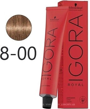 Фото Schwarzkopf Professional Igora Royal 8.00 светло русый натуральный экстра