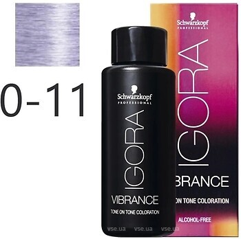 Фото Schwarzkopf Professional Igora Vibrance Tone on Tone Coloration 0-11