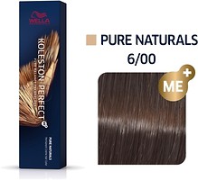 Фото Wella Professionals Koleston Perfect Me+ Pure Naturals 6/00 темный блонд натуральный интенсивный