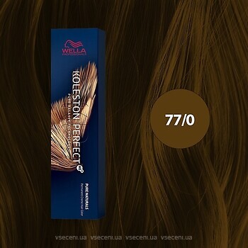 Фото Wella Professionals Koleston Perfect Me+ Pure Naturals 77/0 блонд интенсивный натуральный