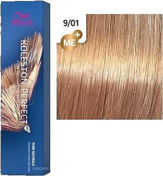 Фото Wella Professionals Koleston Perfect Me+ Pure Naturals 9/01 орех пекан